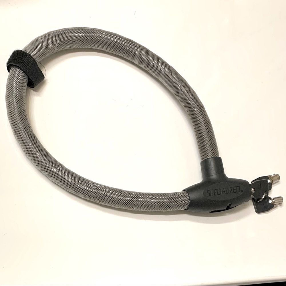 Specialized Hardlock Rapper Bicycle Cable Lock, 30”